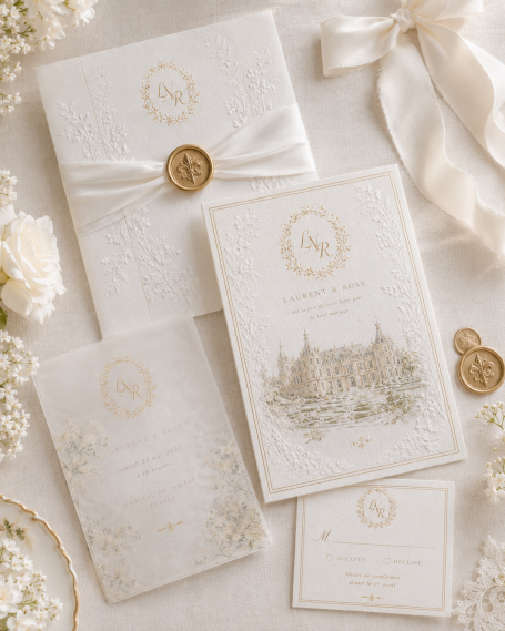 Faire-part de mariage sur mesure
